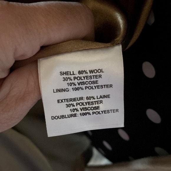 Kristen Blake Camel 60% Wool Coat, Size 10 - Picture 12 of 12